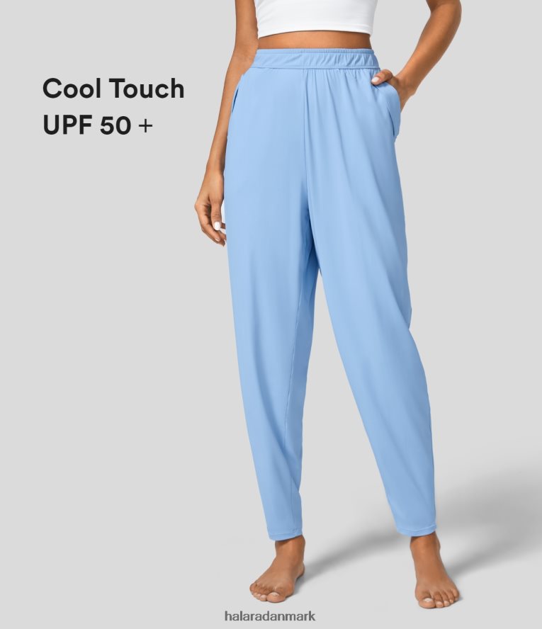 aktivt tøj dk Halara Kvinder højtaljet pletsidelomme cool touch pilates joggers hollandske kanal TH606J89