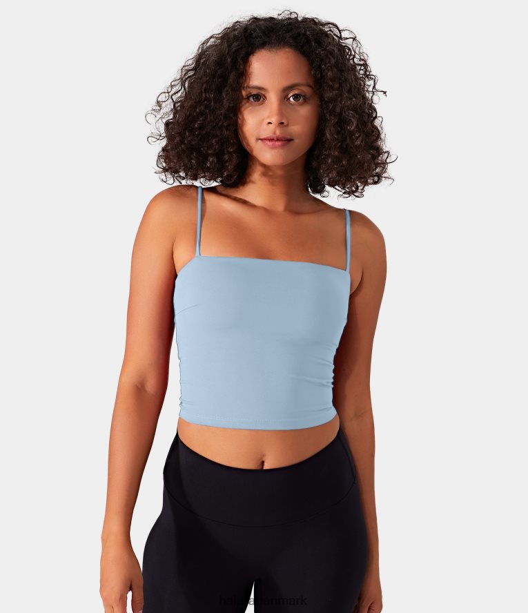 aktivt tøj dk Halara Kvinder softlyzero luftig, rygløs spaghettirem cropped cool touch yoga tanktop Engel falder TH606J1759