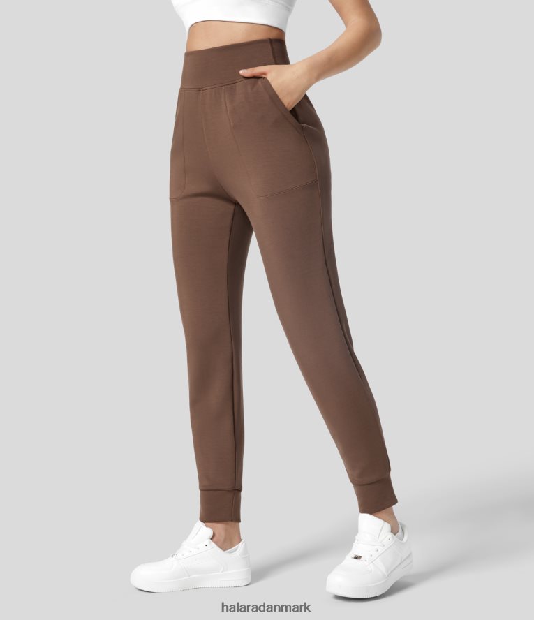 tøj dk Halara Kvinder afslappede joggers med høj talje i sidelomme mustang TH606J24